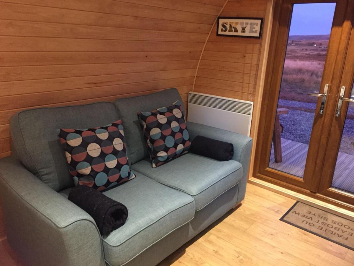 Skeabost View Pods Skye Chalé *